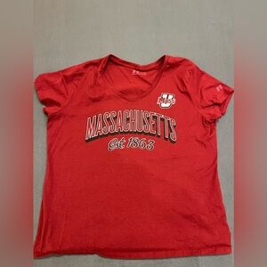 Umass University of Massachusetts Amherst V-neck